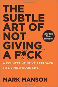 Amazon link to The Subtle Art of Not Giving A F*ck by Mark Manson