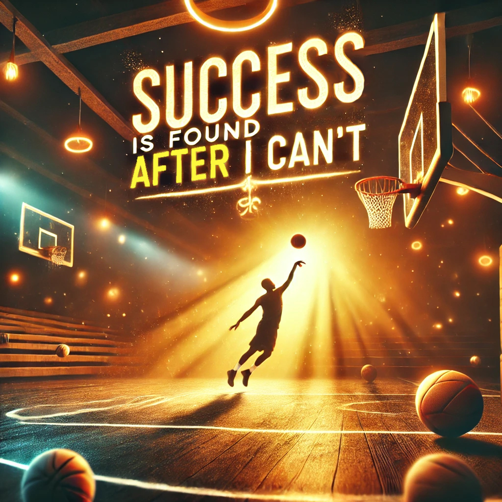 Success comes AFTER "I Can't"