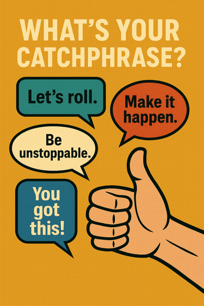 What's your catchphrase?